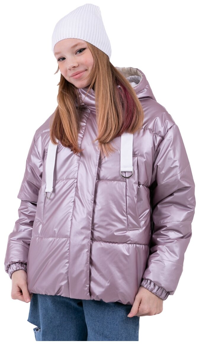 Куртка для девочки Orby. розовый перламутр