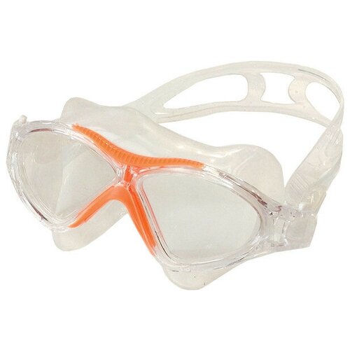 Очки маска для плавания взрослая E36873-4 (оранжевые) очки маска для плавания sportex e36873 черный
