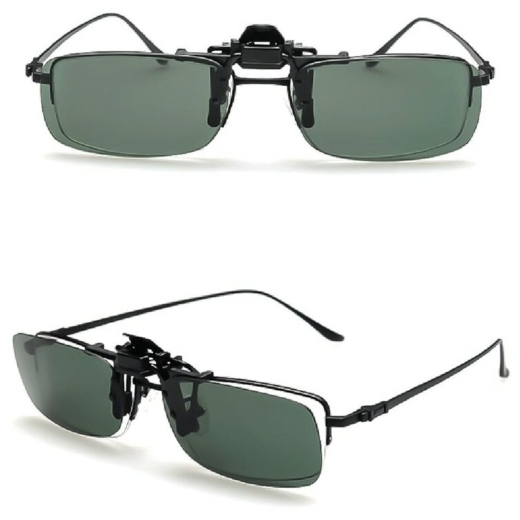 Накладки на очки для вождения солнцезащитные/антиблик (размер 130 мм*33 мм)