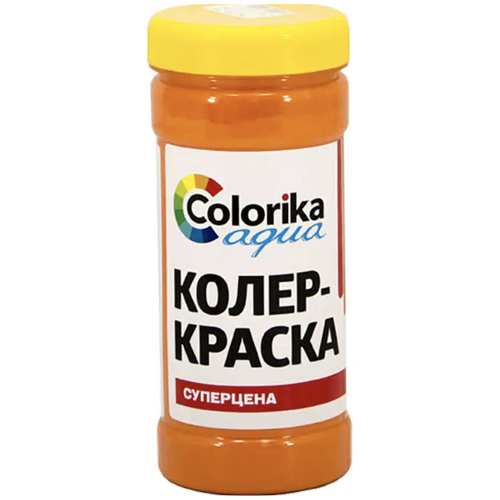 Колеровочная краска Colorika Aqua Колер-краска на водной основе, красно-коричневый, 0.5 л, 0.5 кг колер краска colorika aqua черная 0 5 кг