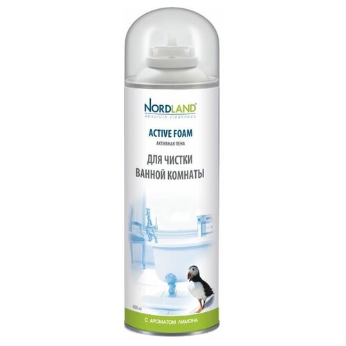 Активная пена для чистки ванной комнаты Nordland «Лимон», 600 мл