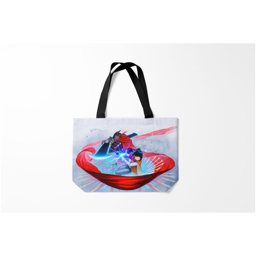 фото Сумка-шоппер / 46х35 см / аниме / overlord narberal и ainz ooal gown burnettie