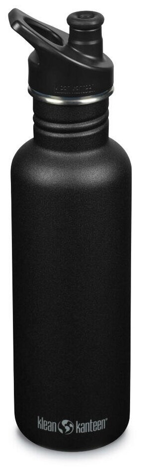 Бутылка Klean Kanteen NEW Classic Sport 27oz (800 мл) Black