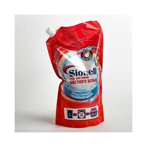Sion 1л Гель для стирки цветного белья Sion 8039740 .