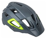 Шлем TRAIL X9 GREY/YELLOW NEON 58-61см AUTHOR черно-неоново-желтый матовый, Размер: 55-59 55-59