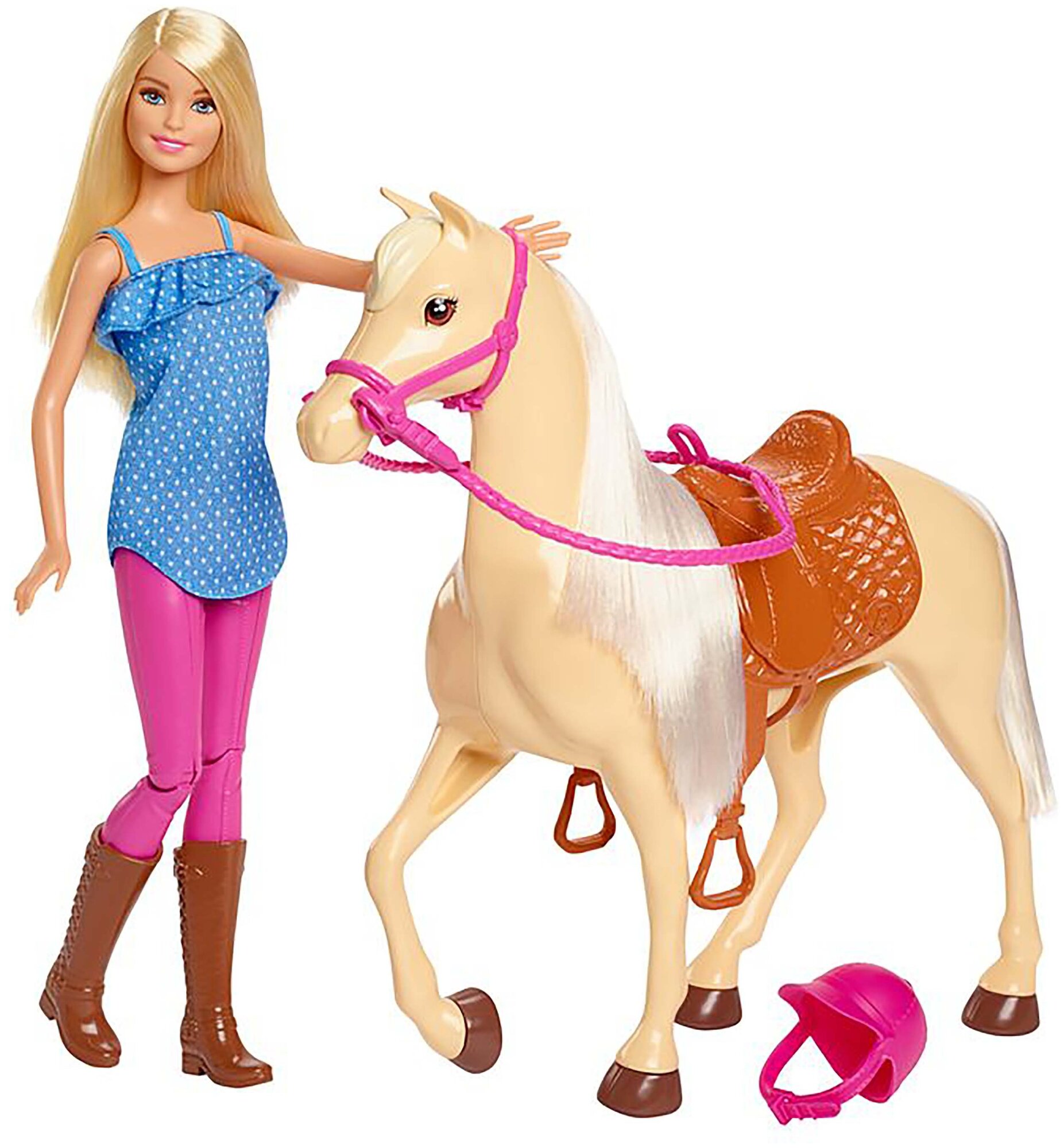 Кукла Barbie с лошадью, FXH13