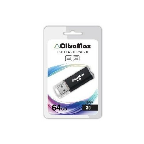 USB флэш-накопитель OLTRAMAX OM064GB30-В BLACK черный