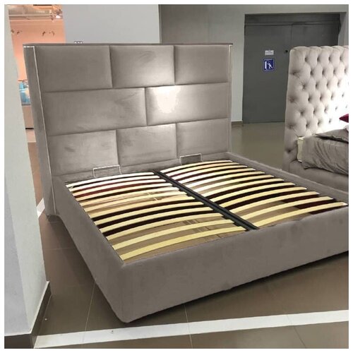 Кровать с мягким изголовьем Арт Деко, 160х200