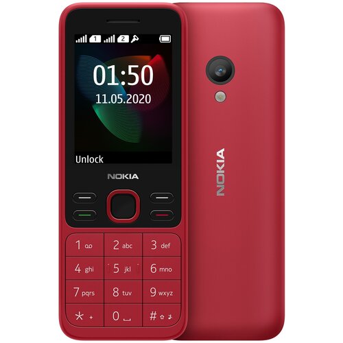 Телефон Nokia 150 (2020) Dual Sim, 2 SIM, красный кнопочный телефон nokia 150 dual sim 2020 ta 1235 black