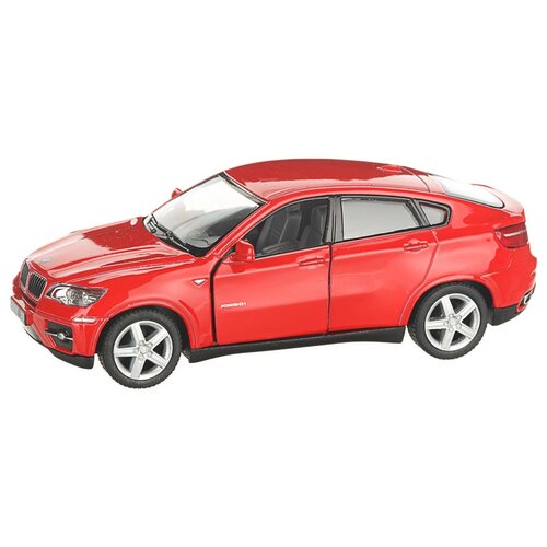 машинка serinity toys hummer н2 грязный 5097dykt 1 40 13 см красный Легковой автомобиль Serinity Toys BMW X6 (5336DKT) 1:38, 13 см, красный