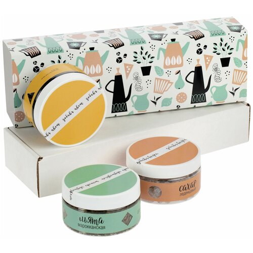 фото Набор с чаем, мятой и сахаром mint me главпос