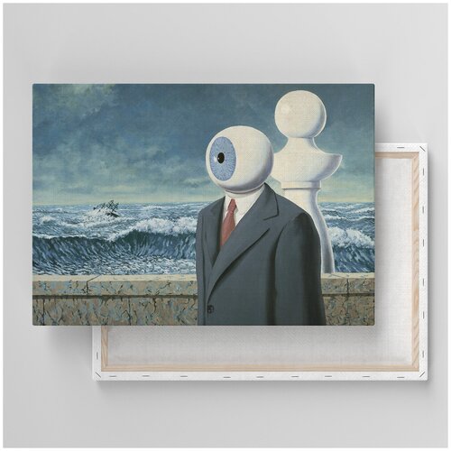 Картина на холсте с подрамником / Magritte Rene / Магритт Рене - Трудный переход