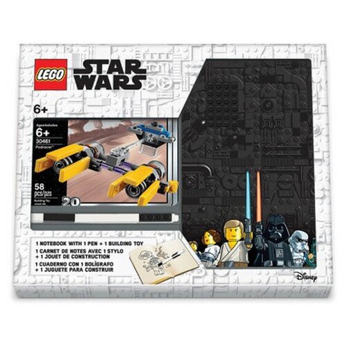 Канцелярский набор с конструктором LEGO 52527 Star Wars Гоночный Под