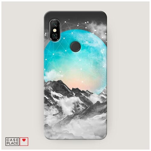 фото Чехол пластиковый xiaomi redmi note 6 pro созвездие в горах case place