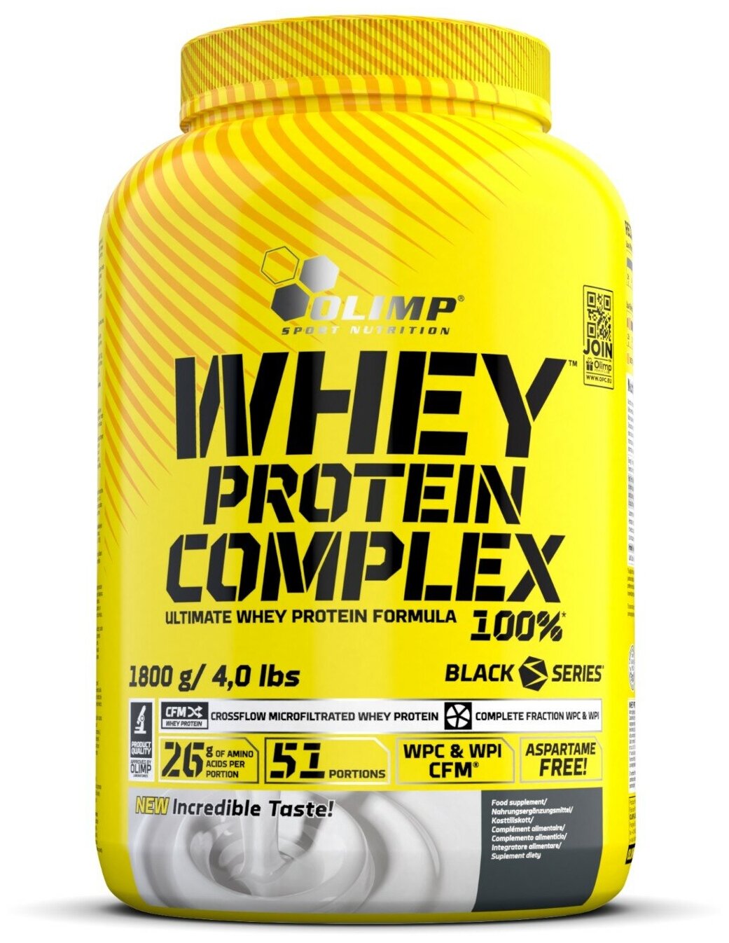 Olimp Nutrition, Whey Protein Complex 100%, 1800г (Вишневый йогурт)