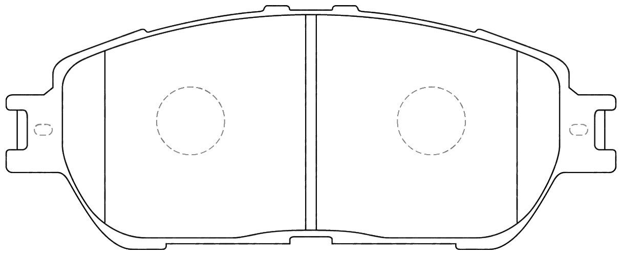 Дисковые тормозные колодки передние NIBK PN1480 (4 )