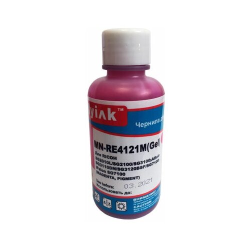 Чернила гелевые для RICOH SG3100/3110/7100 (100мл, magenta) MyInk 1 pc new and hot waste ink tank for ricoh gc41 compatoble for ricoh sg3100 sg2100 3100snw 2100n sg3110