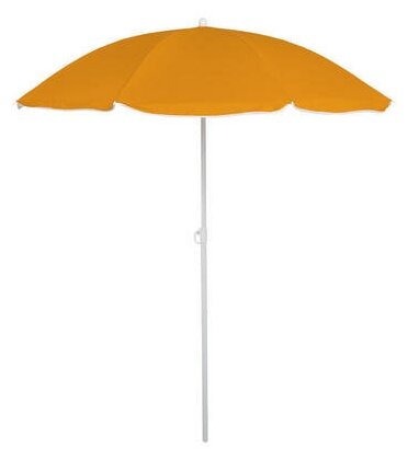 Зонт пляжный «Классика» с механизмом наклона, d=155 cм, h=190 см, микс - фотография № 2