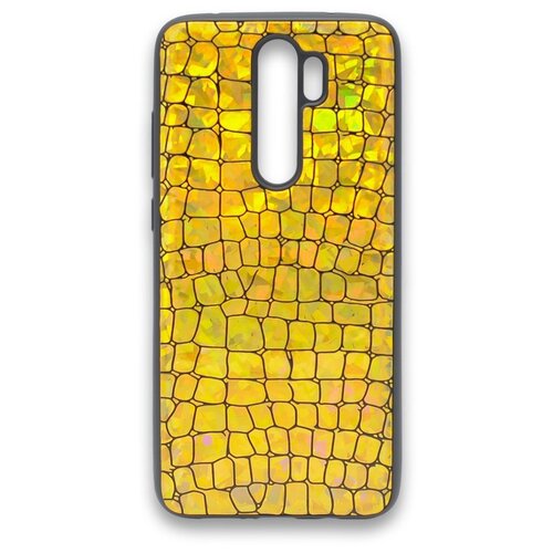 фото Чехол-накладка fantastic skin для xiaomi redmi note 8 pro золотистая ycase
