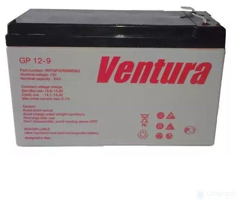 Аккумуляторная батарея Ventura GP 12-9 12В 9 А·ч
