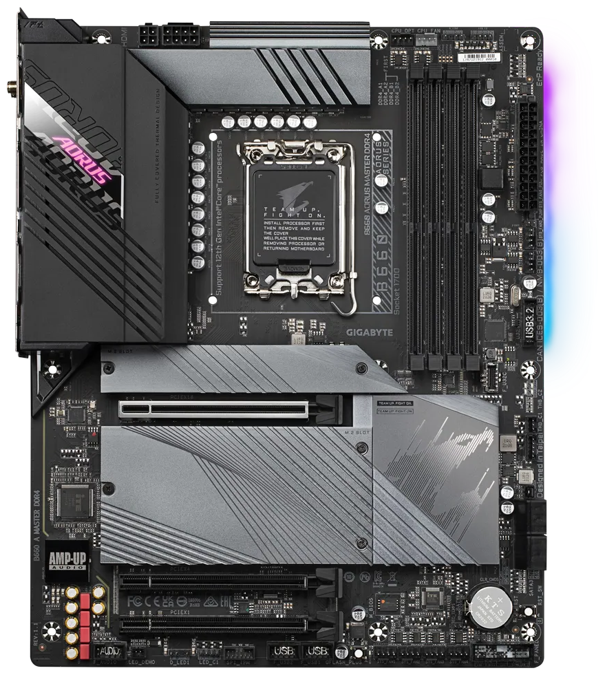 Материнская плата GIGABYTE B660 AORUS MASTER DDR4 1.0 (LGA1700, ATX)