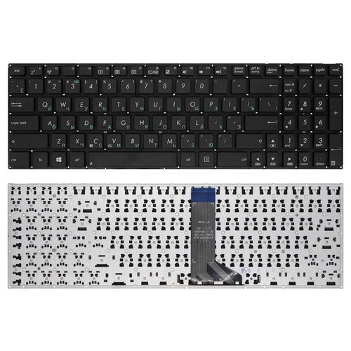 Клавиатура для ноутбука ASUS X551C черная us qwerty new replacement keyboard for asus x550w x550z x550ik y581c y581j y581l y582c laptop black no frame