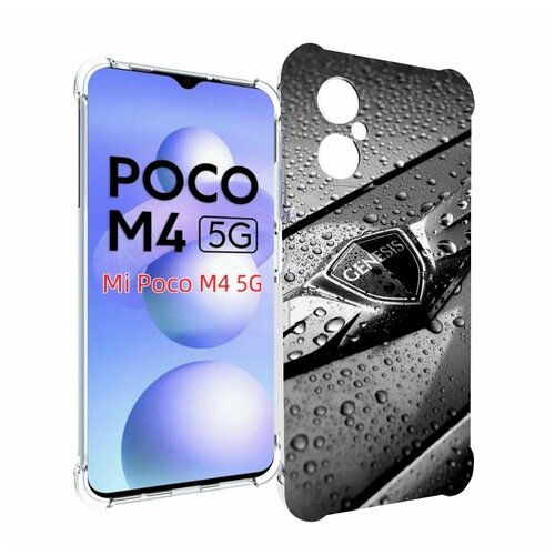 Чехол MyPads дженезис genesis 2 мужской для Xiaomi Poco M4 5G задняя-панель-накладка-бампер