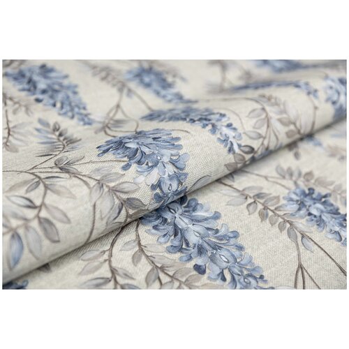 Обои винил на флизелине Kerama Marazzi Эдем мотив серый синий рисунок Флора 3851₽