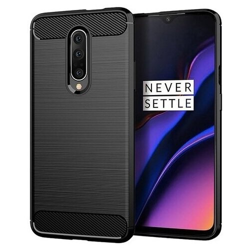 фото Чехол для oneplus 7 pro цвет black (черный), серия carbon от caseport