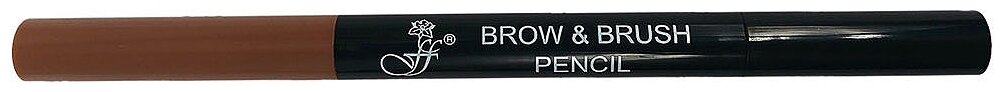 FFLEUR Карандаш для бровей BR-152 автом.Light Brown с щеточкой Brow+Brush Pencil