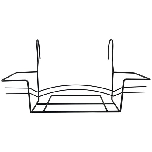 фото Держатель для балконного ящика удачный сезон подвесной балконный крепление, 50 х 16 х 25 см черный
