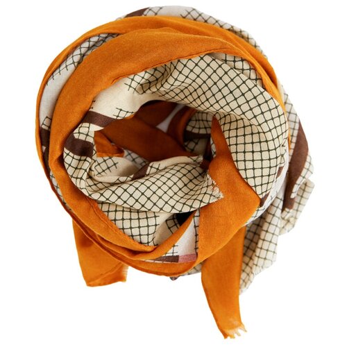 фото Шарф женский finn flare, цвет: коричневый a20-11428_619, размер: единый