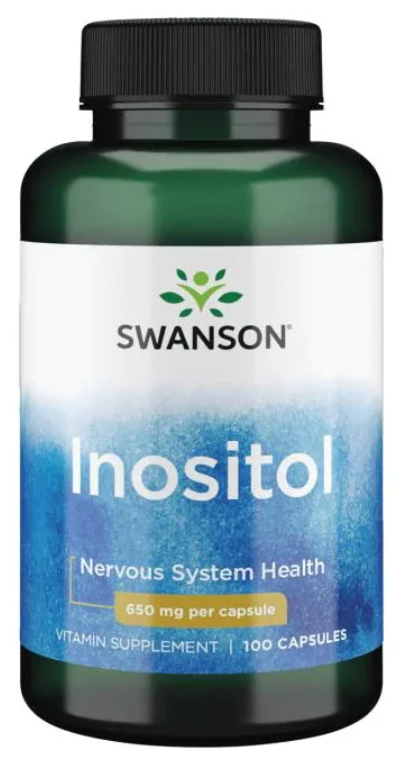 Капсулы SWANSON Inositol, 130 г, 650 мг, 100 шт.