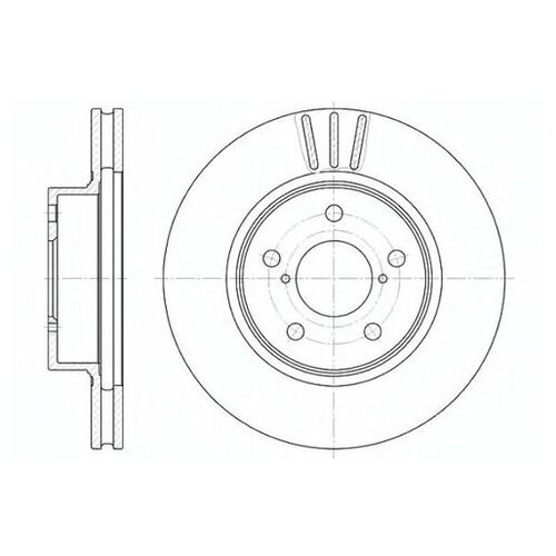 фото Тормозной диск roadhouse 6397.10 для subaru impreza, legacy i, ii, iii road house