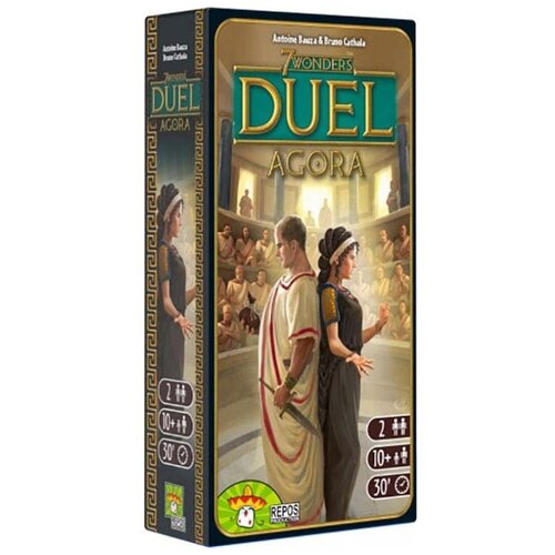 Настольная игра 7 Чудес: Дуэль. Агора Дополнение настольная игра 7 чудес дуэль пантеон дополнение