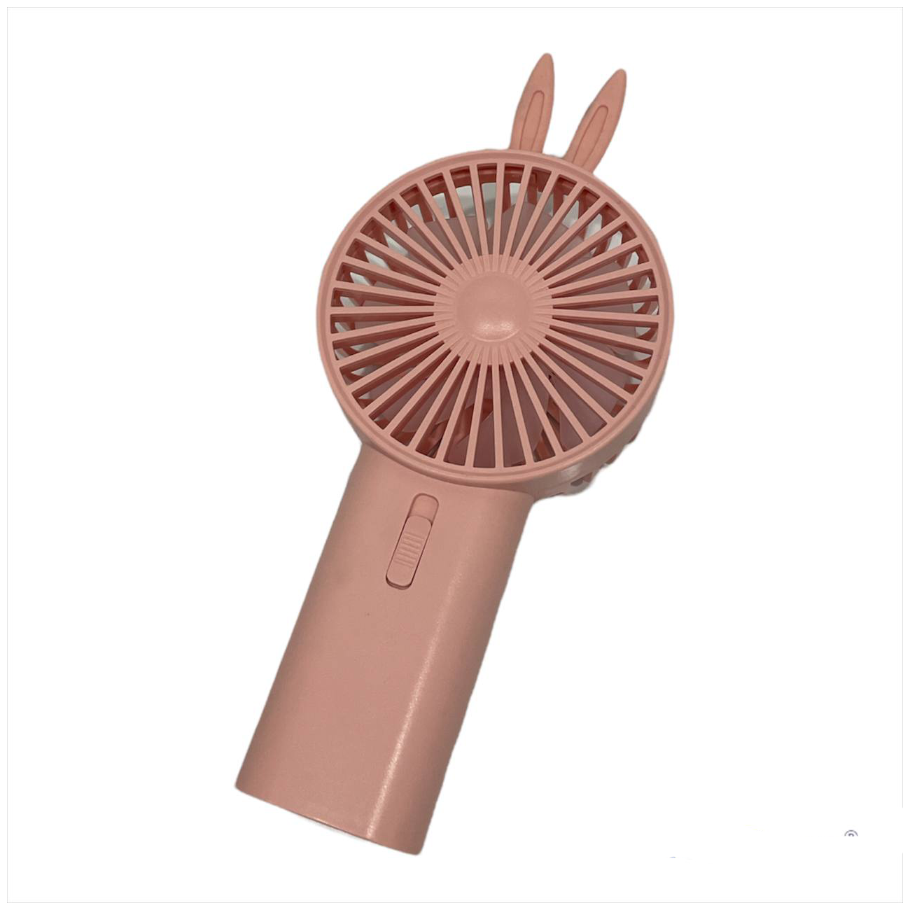 Портативный вентилятор FashionFan с ушками зайчика, розовый - фотография № 3