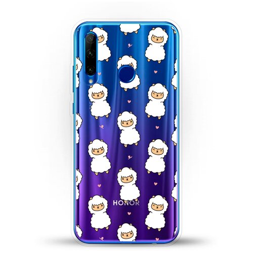 фото Силиконовый чехол узор из лам на honor 10i andy & paul