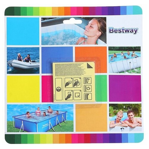 Ремонтный набор, водостойкий, 10 шт, 62091 Bestway