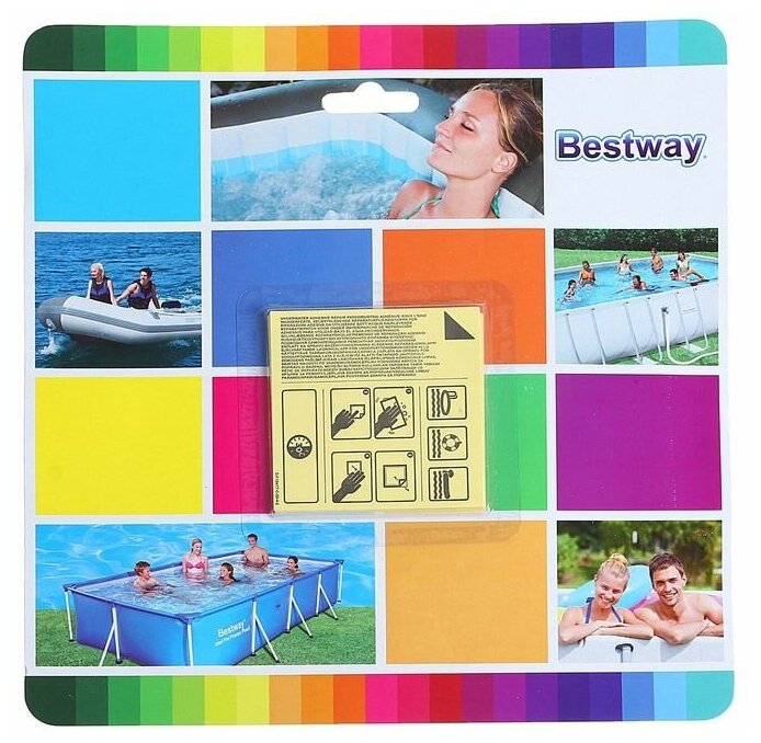 Ремонтный набор, водостойкий, 10 шт, 62091 Bestway