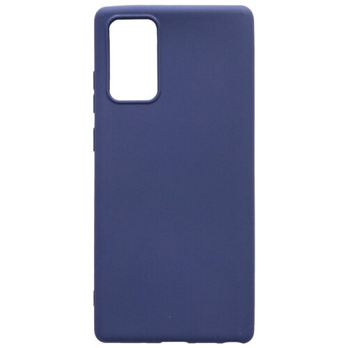 фото Чехол - накладка soft sense для samsung galaxy note 20 синий re:pa