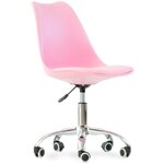 Стул Barneo N-23 Sephi Roll экокожа розовая PU стул мастера на колесах - изображение