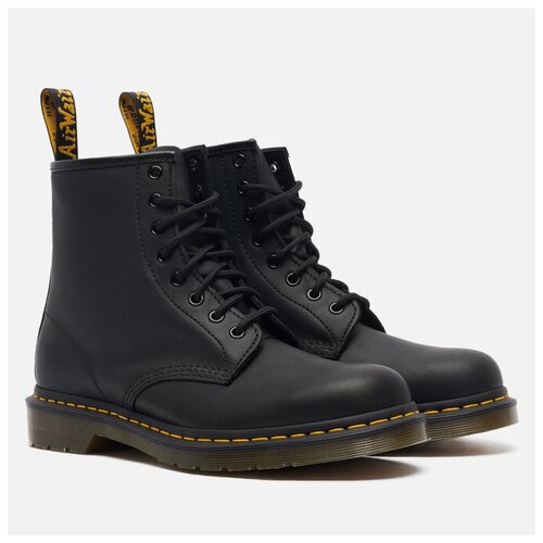 Ботинки  Dr. Martens,натуральная кожа, высокие, размер 37, черный