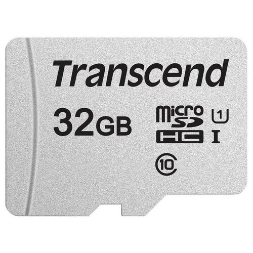 Карта памяти Transcend 300S microSDHC 32Gb UHS-I Cl10 +ад, TS32GUSD300S-A