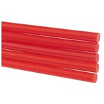Стержни клеевые Rexant 09-1019 7 мм, 100 мм, красные (6 шт./уп.) - изображение