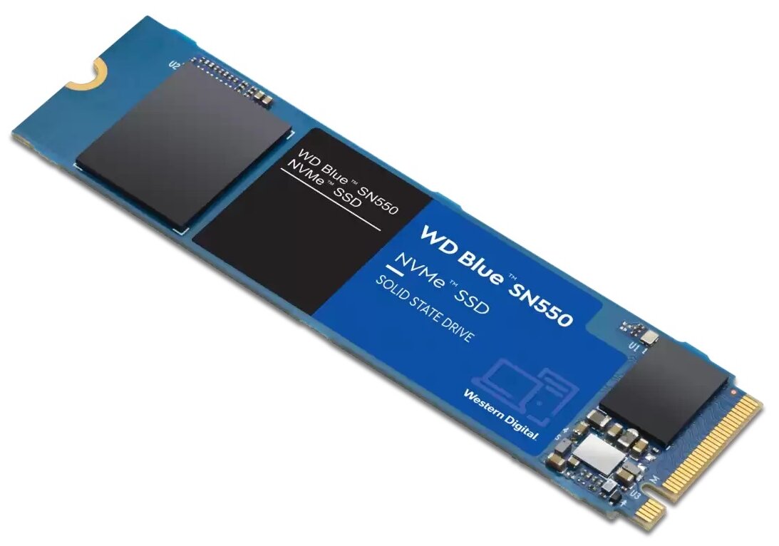 SSD накопитель WD Blue SN550 250Гб, M.2 2280, PCI-E x4, NVMe - фото №2