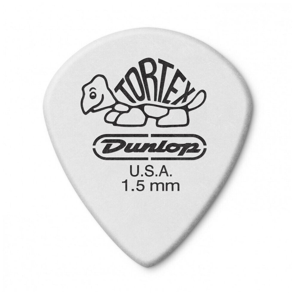 Медиаторы толщина 1.5 мм 12 шт. Dunlop Tortex White Jazz III 478P150 12Pack