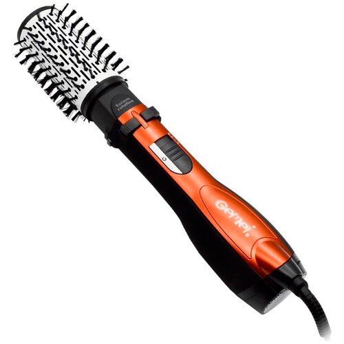 фен для волос tp 5 1 hot air styler Фен-стайлер Gemei GM-4828 Global, черный/оранжевый