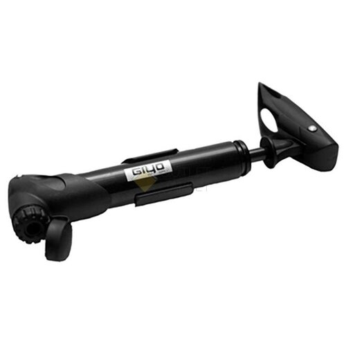 Насос GIYO пластик телескопический универсальная головка Т-ручка черный 82000₽