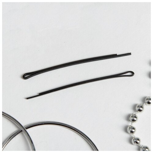 фото Невидимки для волос чёрные (набор 20 шт.) mikimarket