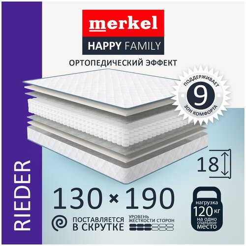 Матрас на кровать для сна Merkel Happy Family RIEDER пружинный 160X70 см
